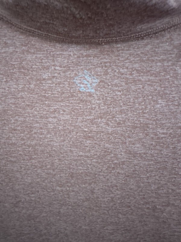 Rabbit quarter zip pullover rust heather long sleeve mens large gallery