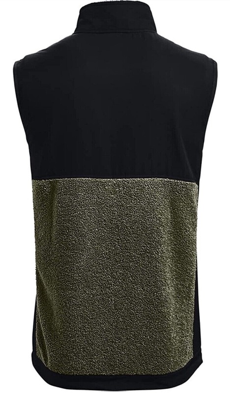 NWT MEN'S UNDER ARMOUR MISSION BOUCLE VEST- MARINE OD GREEN & BLACK Large gallery