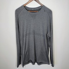 Lululemon Mens XL Metal Vent Tech Long Sleeve Shirt Performance Grey Thumb Holes