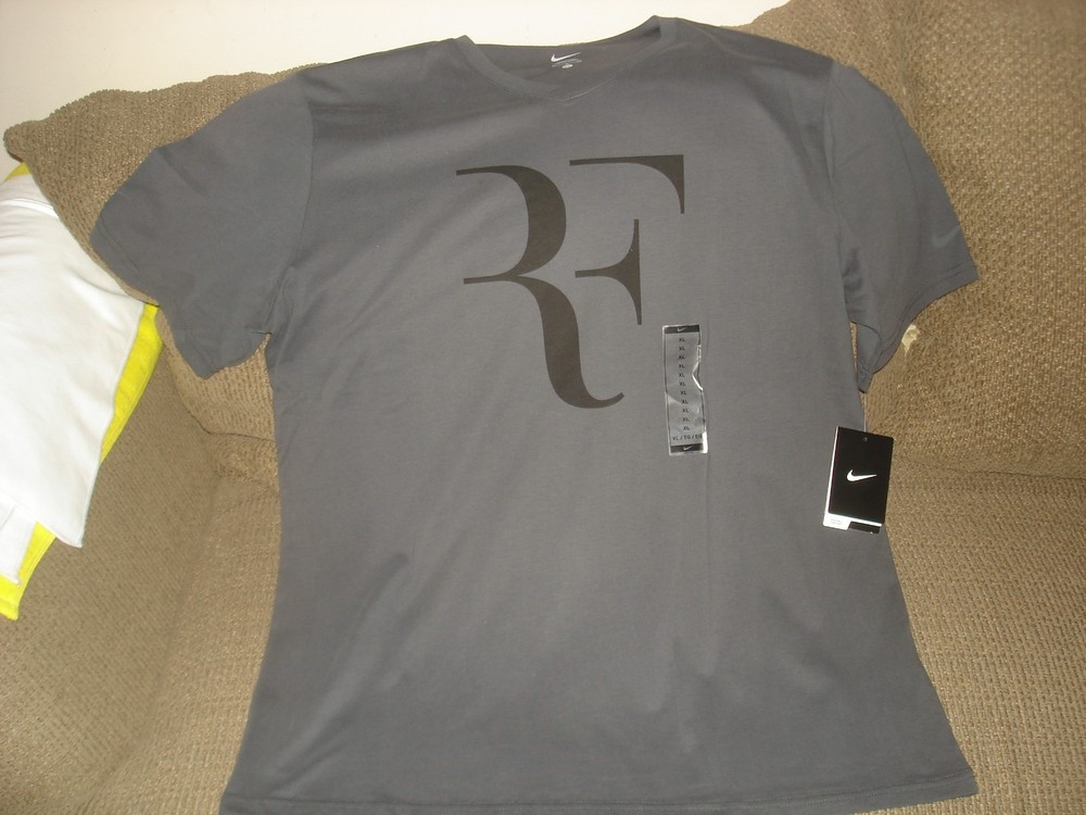 NWT Nike Federer Premier RF Trophy V Neck Tennis Shirt 363675-060 Size XL NEW