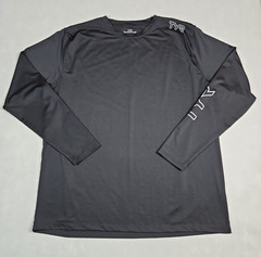 TYR Mens Black Sun Defense Long Sleeve Performance Shirt Size XL