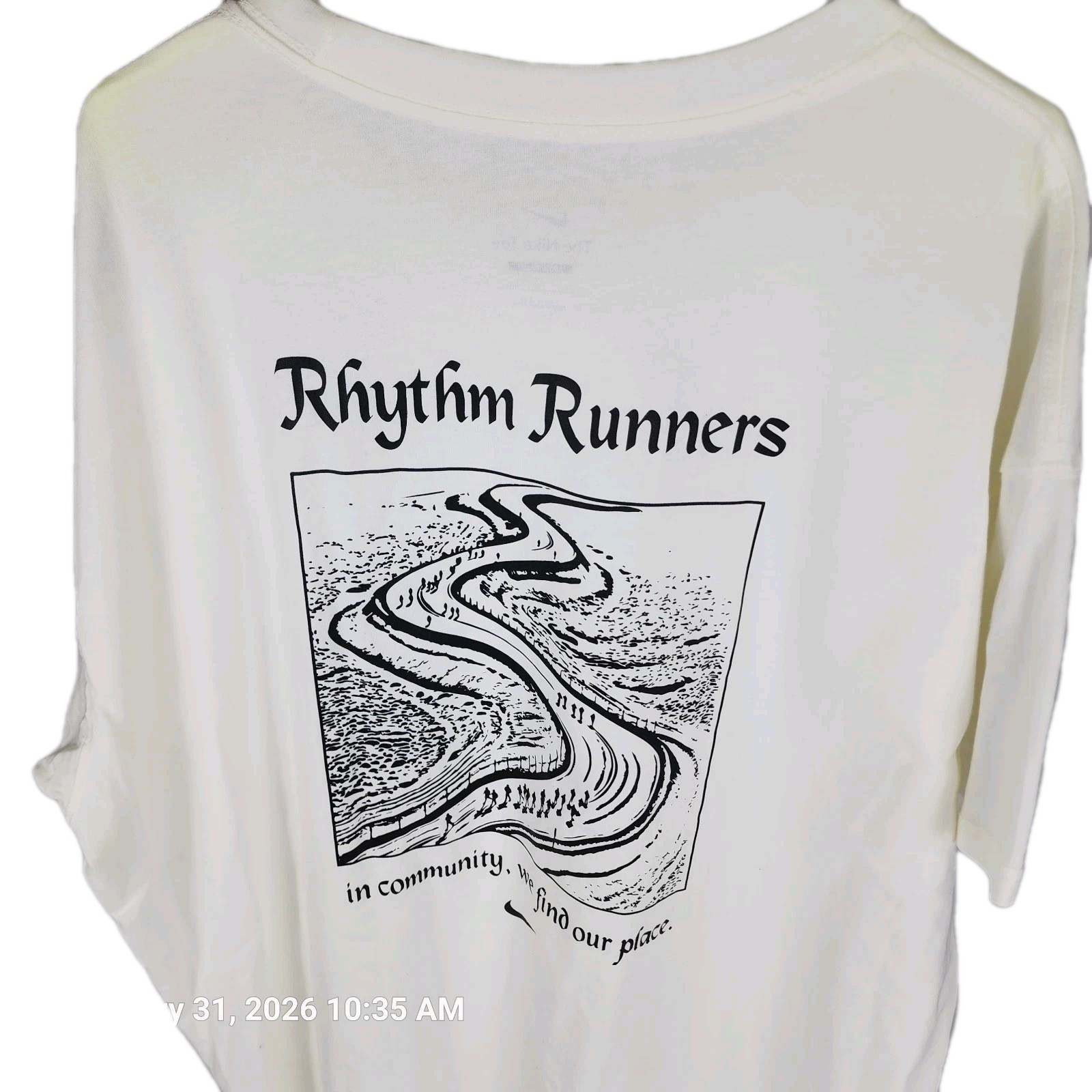 Men’s Nike Rhythm Runners Community Short Sleeve T-Shirt Men's 2XL New With Tags gallery