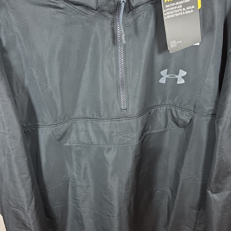 Under Armour XSTORM Quarterzip Pullover 2XL Water Resistant Hooded Rain Coat NWT gallery