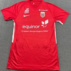 Norway 2018 2019 Training Football Jersey Player Issue Mens Small Nike Adult Red