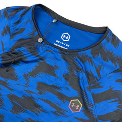 Under Armour Men’s Performance HeatGear Rush Tee T-Shirt Blue/Black • Small