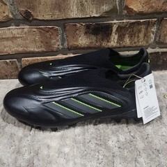 Adidas Copa Pure III Elite Laceless FG Soccer Cleats Black Neon Green
