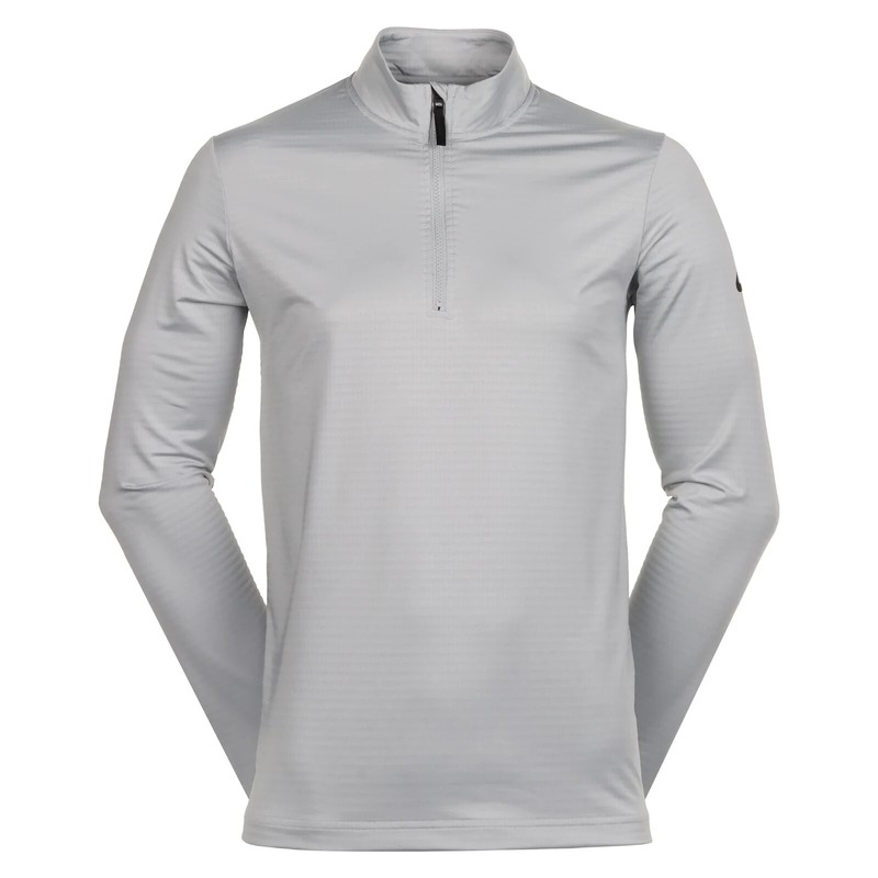 NEW NIKE GOLF VICTORY HALF-ZIP PULLOVER TOP SMOKE GREY/BLACK FD5837-077 SZ SM-T gallery
