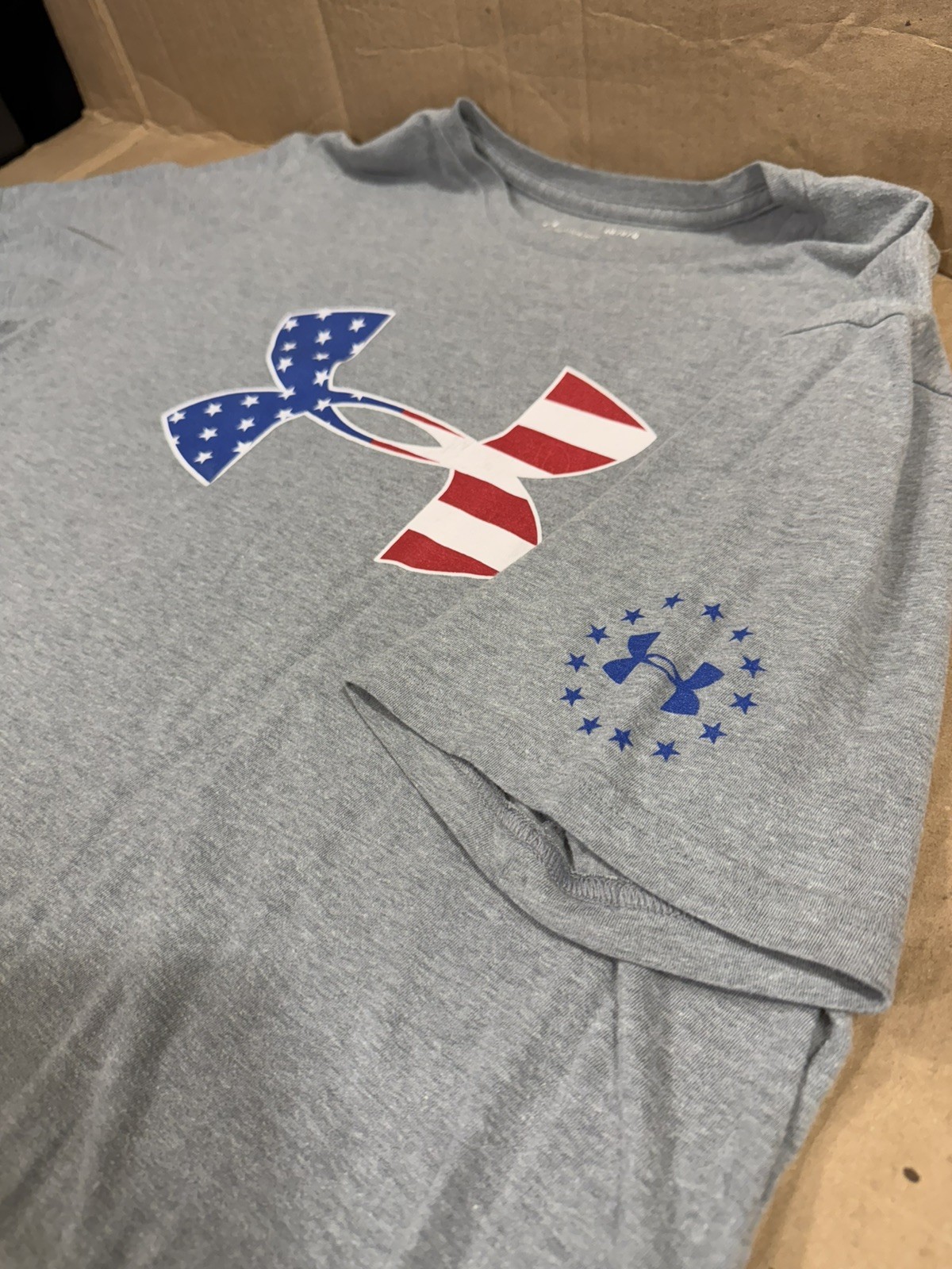 Under Armour Freedom American Flag Graphic T Shirt Mens Large USA Patriotic gallery