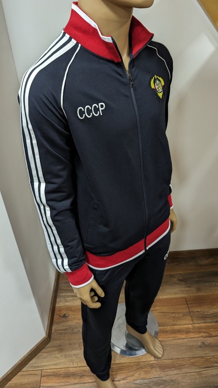 RUSSIA-CCCP-USSR "СЛОВО ПАЦАНА" Tracksuit S-M-L-XL-XXL Dark Blue gallery