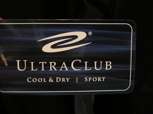 NWT-Ultra Club Cool Dry Sport 1/4 Zip Black & Gray Men's Pullover Shirt-2XL gallery