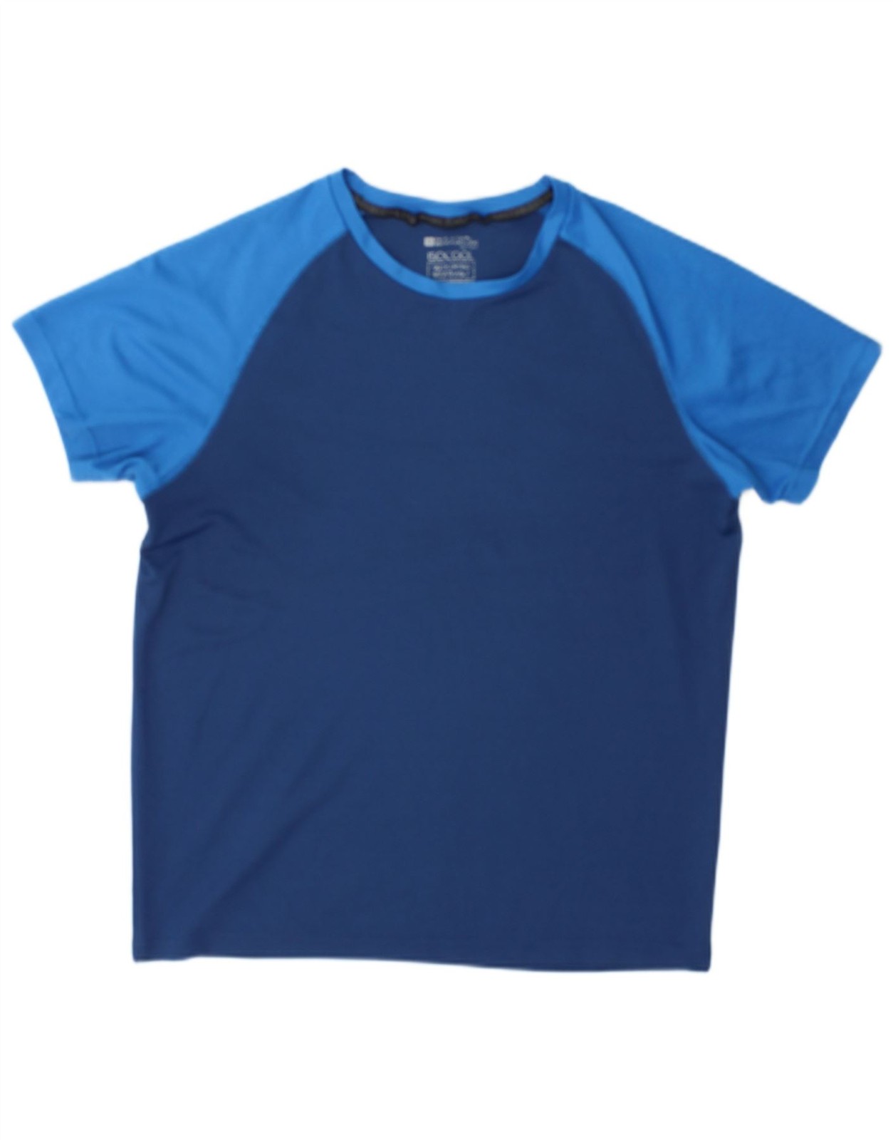MOUNTAIN WAREHOUSE Mens IsoCool T-Shirt Top Medium Blue Colourblock DY15 gallery
