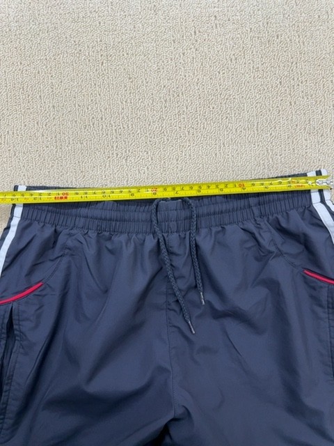 Adidas Track Pants Navy Blue 3-Stripes Tapered Zip Pockets Unisex gallery
