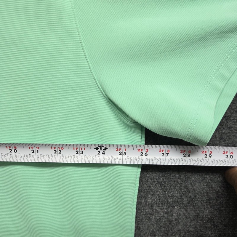 Nike Shirt Mens 2XL Mint Green Golf Tiger Woods AeroReact Mock Blade Polo BV1315 gallery