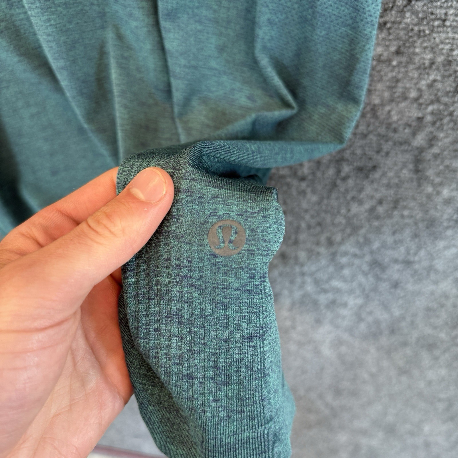 Lululemon Metal Vent Tech Shirt Men’s L Heathered Green Purple Short Sleeve gallery
