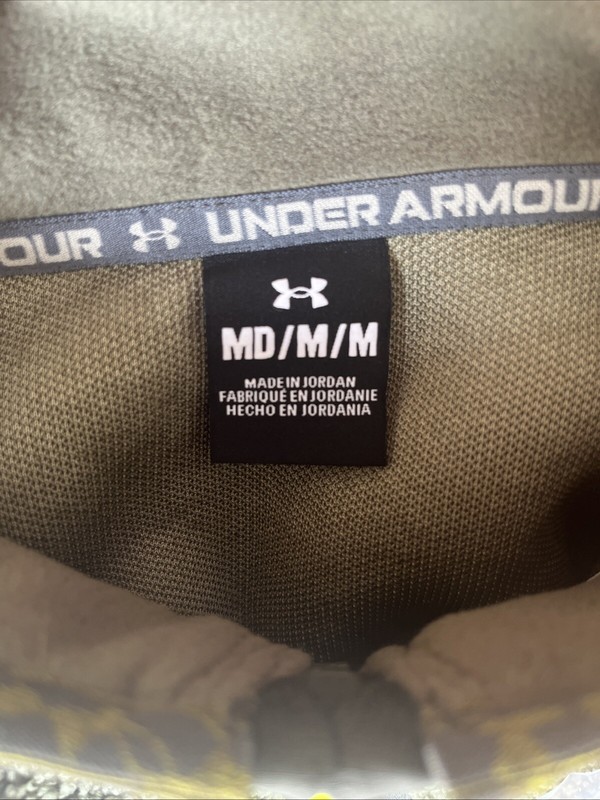 Under Armor Men’s Polartec Maxx Full Zip Jacket Marine OD Green Size medium gallery