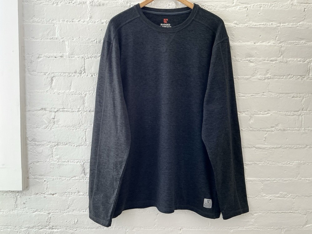 Rugged Elements Shirt Mens XXL Durable Utility Long Sleeve Performance 2XL Gray