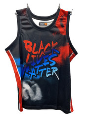 Black Lives Matter BLM Huge Fashion Exchange Jersey Tank Top Men’s XL New