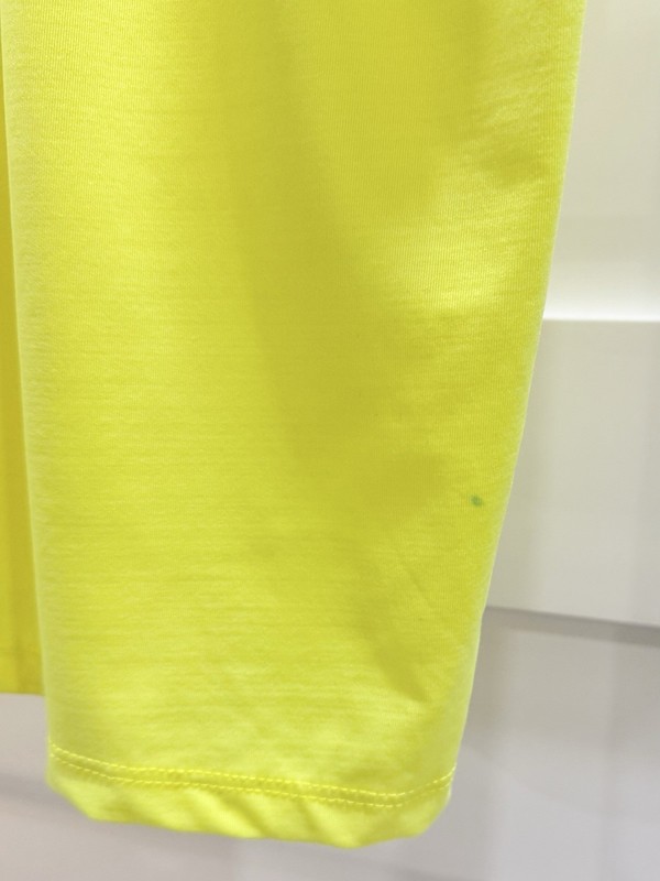 Neon Yellow Athletic Light-Weight Short Sleeve T-Shirt Mens Size Small gallery