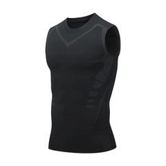 Men’s Compression Tank Top Sleeveless Gym Shirt Quick Dry Fitness Workout Vest