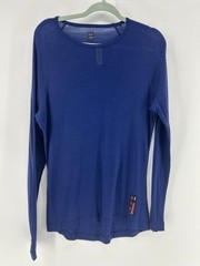 Rapha Merino Wool Base Layer Long Sleeve Shirt Men’s XL Navy Blue Crew Neck