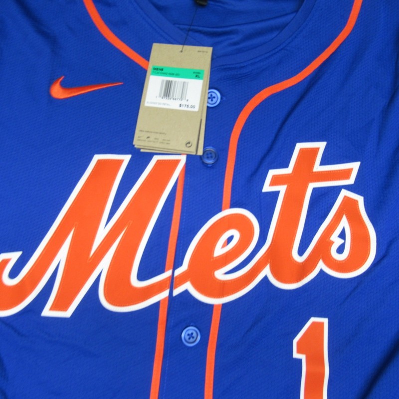 New York Mets Jersey Mens XL Nike Blue Jeff McNeil #1 Baseball Dri-Fit $175 NEW gallery