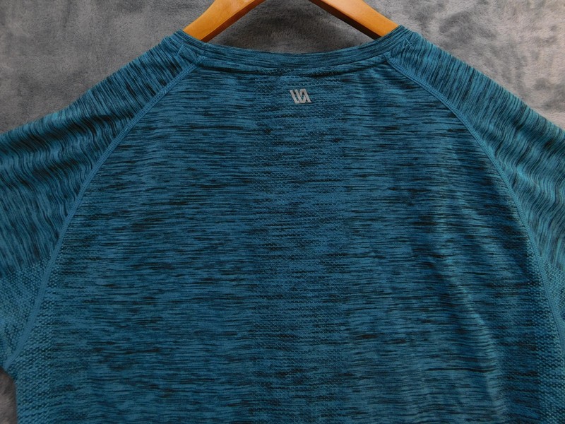 VRST Shirt Mens XL Blue Athletic Performance Short Sleeve Stretch Raglan Tee gallery