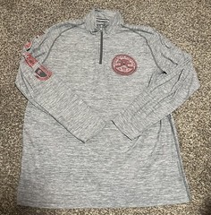 Buckle American Fighter 2XL Mens Long Sleeve 1/4 Zip Mock Neck Pullover Shirt