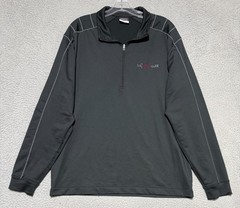 Nike Golf Dri-Fit 1/2 Zip Pullover Mens XL Black Performance 354060-010