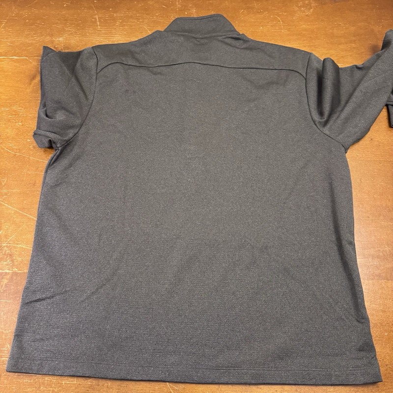 Callaway Sweater Mens Large Gray Pullover 1/4 Zip Long Sleeve Golf Ribbed gallery