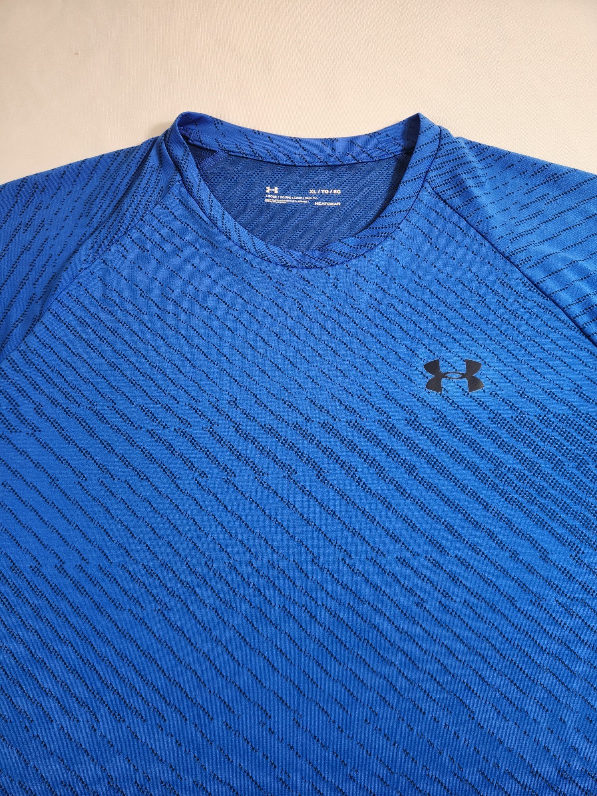 Under Armour Loose Performance Shirt Men's XL Blue Short Sleeve Active Adult Tee gallery