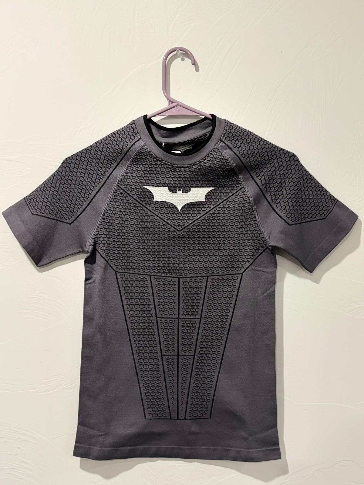 YOUNGLA Batman Compression Short Sleeve - Gray - 4259 - Large, Medium, Small gallery