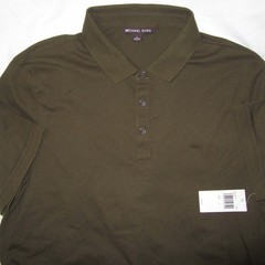 Michael KORS ® Olive Green Drab – L Large – Polo Shirt – New With Tag