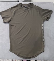 ASRV DSG-0716 CORE MESH ESTABLISHED TEE SHIRT TAUPE MEDIUM