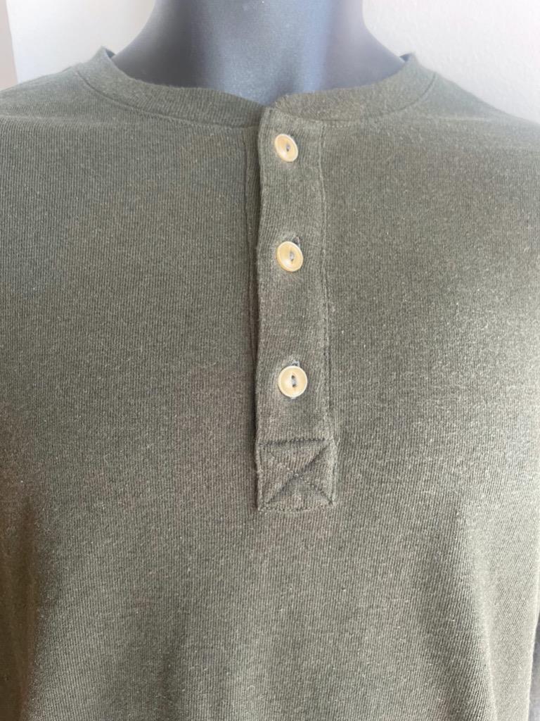 TAYLOR STITCH HEAVY BAG HENLEY TOP SIZE 42 gallery