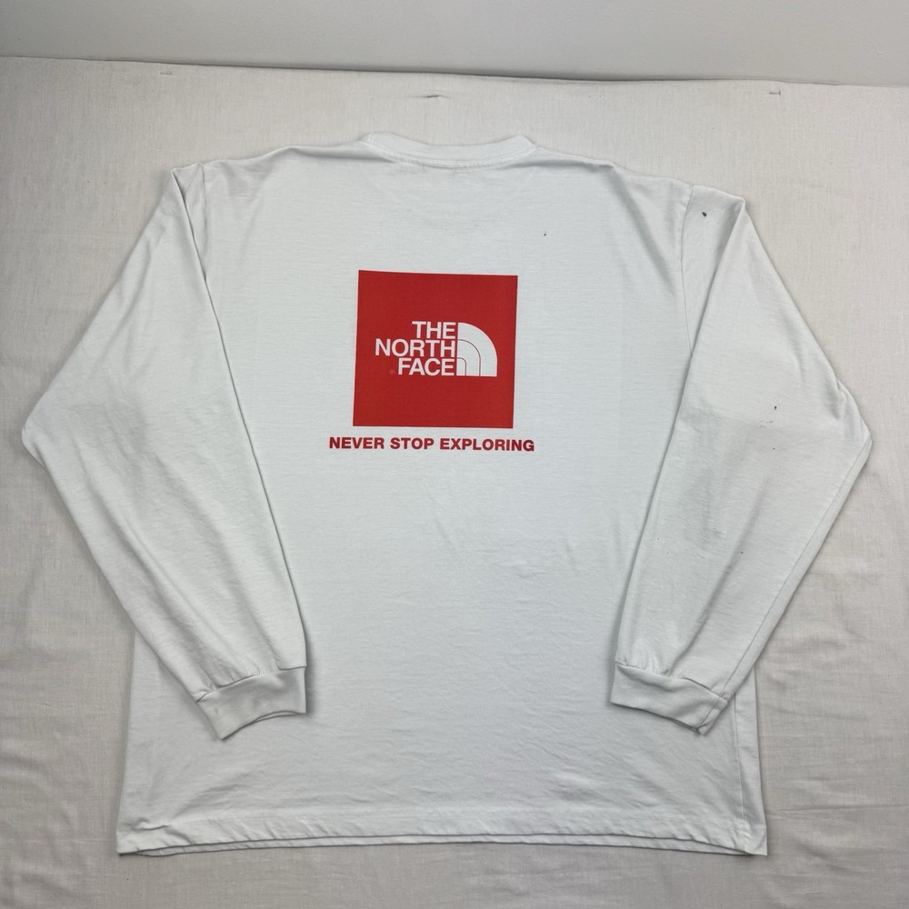 Vintage The North Face Long Sleeve Shirt Adult XL Outdoor Hiking Nature Explore