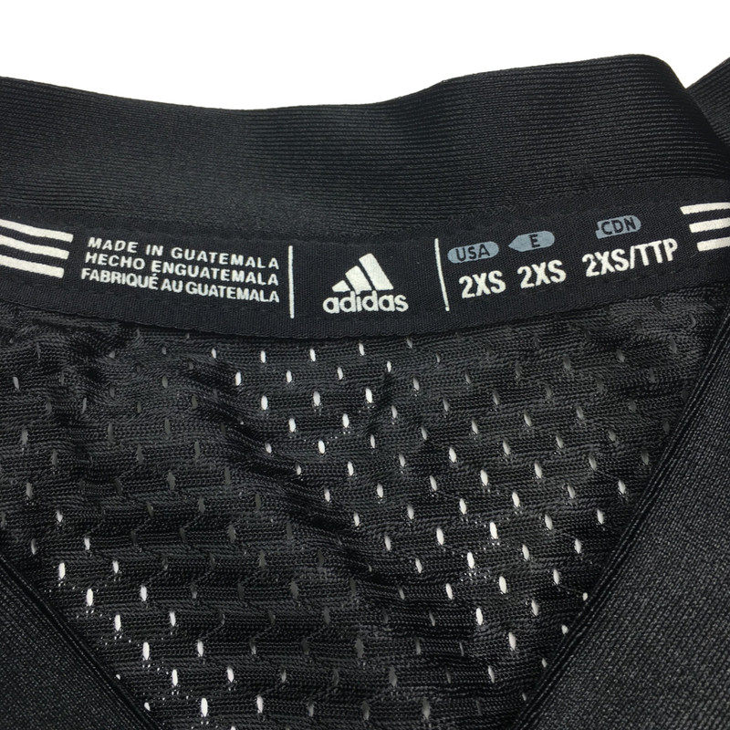 adidas Climacool Checkdown Mens Football Jersey Black White NWT 2XS gallery