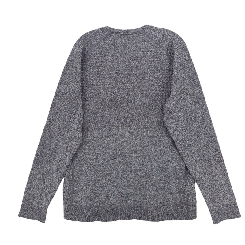 LULULEMON Engineered Warmth Dark Heather Gray/Black Long Sleeve Crew XL gallery