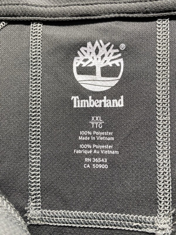 Timberland Men’s 1/4 Zip Gray Shirt Activewear Pullover Polyester XXL gallery