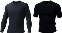 Rash guard Rash Vest Black & White MMA Running Body Armour All Sizes