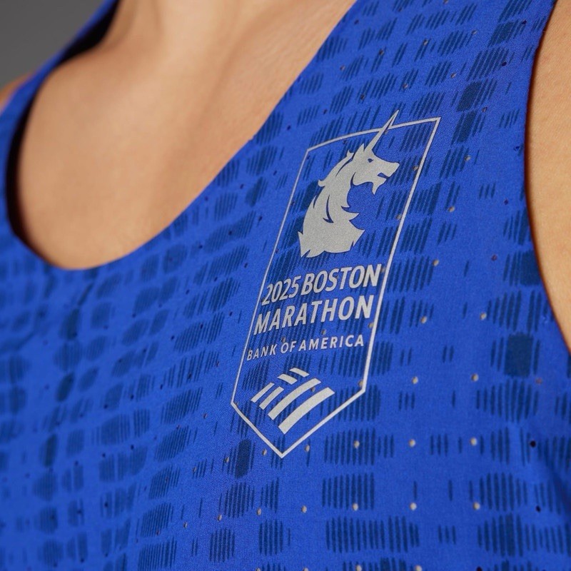 Adidas Adizero Elite Boston Marathon 2025 Racing Track Singlet Men’s Size Large gallery