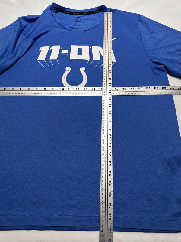 Indianapolis Colts Nike Pro Shirt Short Sleeve Mens XL NFL Football 11-ON *READ gallery