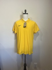 Nike Court 1/4 Zip Dri-FIT Tennis Shirt Slim Fit Gold Men’s L-Tall HQ0792-728
