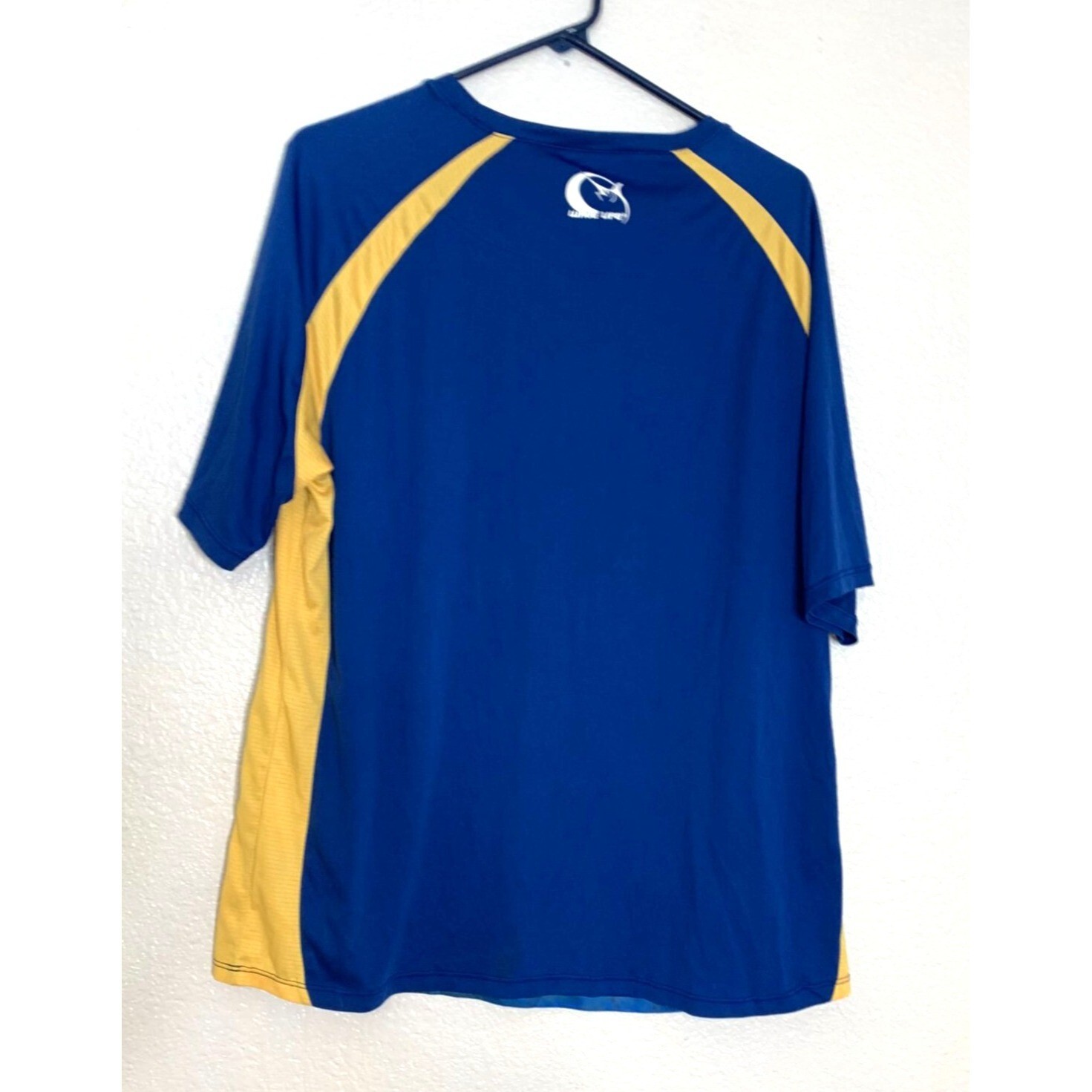Wave Life Mens Size Large Knit Top Shirt Pullover Lightweight Blue Fin Tuna gallery
