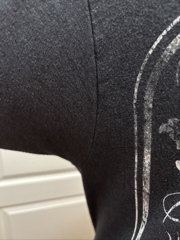 JOHNNY CASH MENS L. CHARCOAL HEATHER TEE SHIRT MAN IN BLACK TENNESSEE TRIO gallery