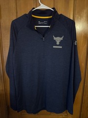 Under Armor The Rock Loose Fit Long Sleeve 1/4 Zip Pullover Heat Gear Men’s M