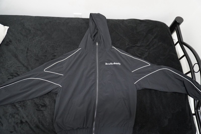 Breathe Divinity Cyber Zip-up Jacket and Cargo Trackpants [VOID BLACK] SMALL gallery