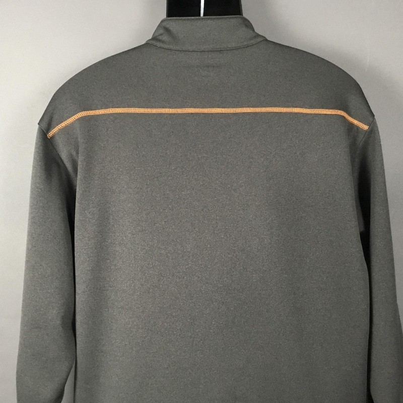 Pebble Beach Pullover Shirt Mens Large Gray 1/4 Zip Mock Neck Performance Golf gallery