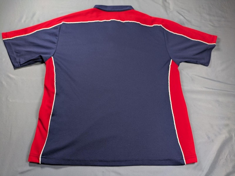 Vintage Converse Shirt Men XL Blue Red 1/4 Zip Chuck Taylor Tennis Golf Made USA gallery