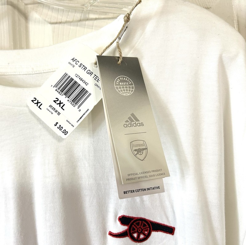 The Arsenal FC Adidas XXL Travel Graphic T-shirt Cannon Premier League gallery