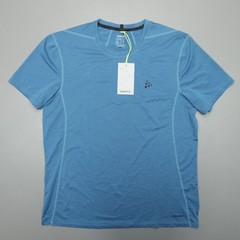 Craft “Adv Essence Melange” SS Training Tee Men’s Size M Fluid Blue